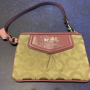 Vintage Coach Wristlet